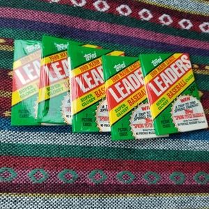 Topps baseball cards (1989) Leaders lot of 5